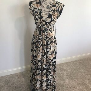 Jason Wu Black and White Sleeveless V-Neck Sundress